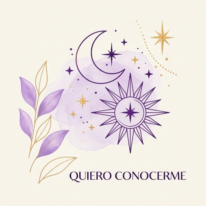 AI Generated Diseño místico Quiero conocerme